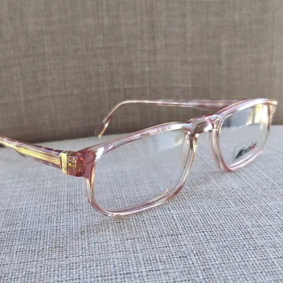 Marchon Men Glasses/Eyeglasses Frame READER Smoke Brown Frame France - Picture 1 of 12